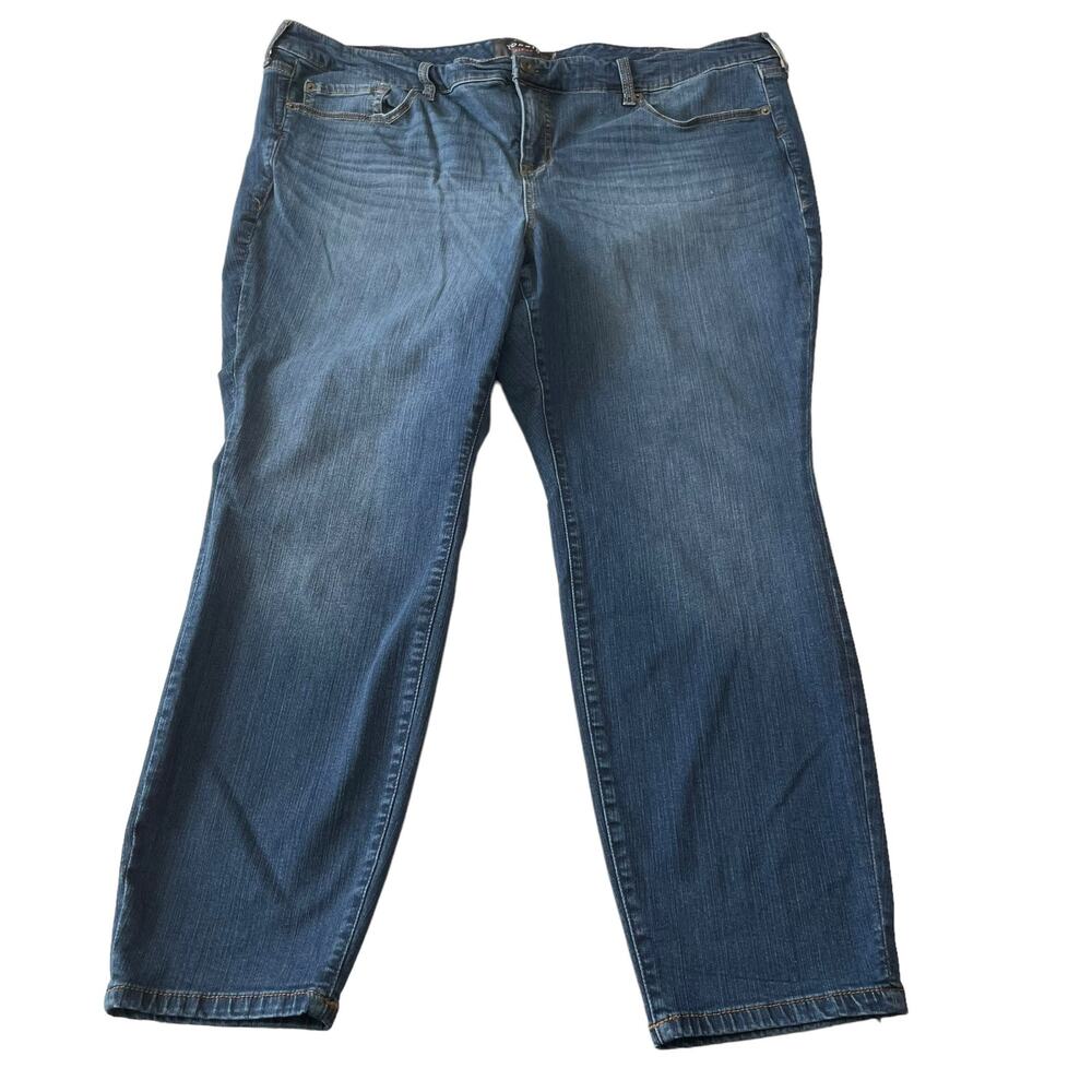 Torrid Womens Jeans Plus Size 24 Skinny Stretch Dark Wash Denim Blue Jeans Pants
